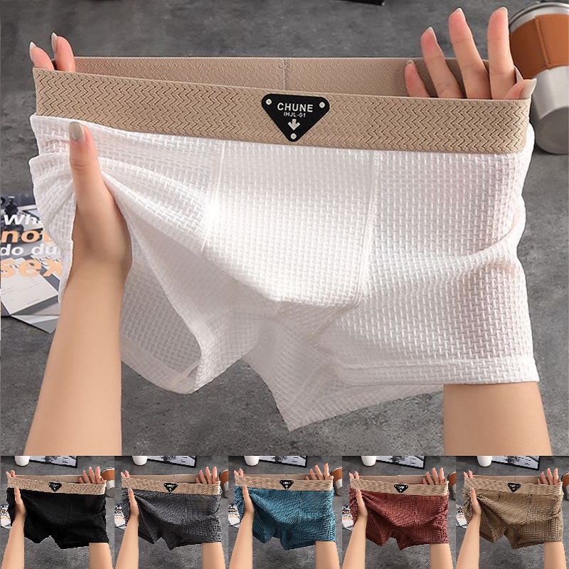 Multi Pack Underwear - Sous-vêtements en tricot solide pour hommes,