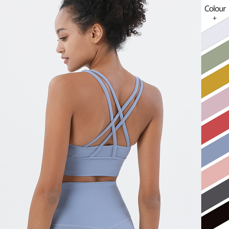 Quick Dry Underwear - Soutien-gorge en nylon croisé dans le